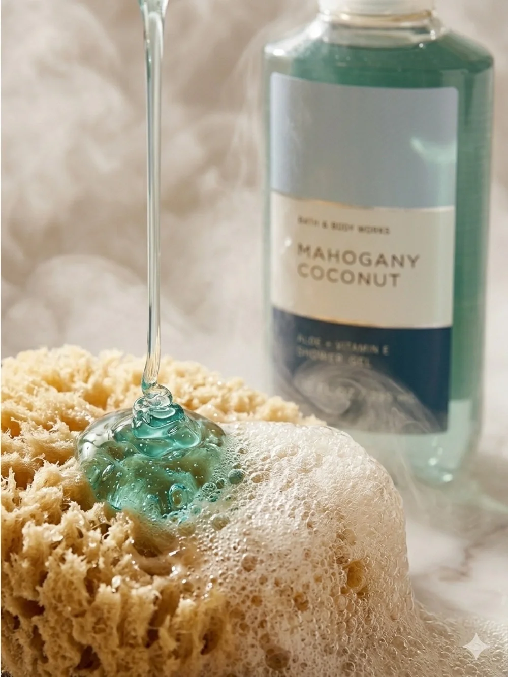 BBW Mahogany Coconut Shower Gel 2 Pack Set - Retired Rare Discontinued Scent